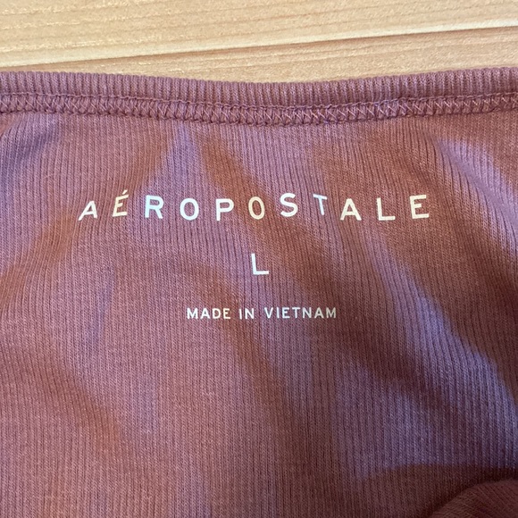 Cropped Light Purple Aeropostale Tank Top Size Large - Picture 2 of 4